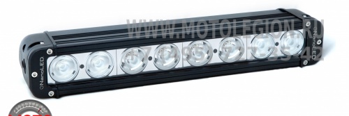 Фара светодиодная NANOLED 80W, 8 LED CREE X-ML, Combo 355*64,5*93 мм (2*4*2)