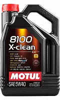102051 Мотор/масло MOTUL 8100 X-clean 5W-40 (5л)